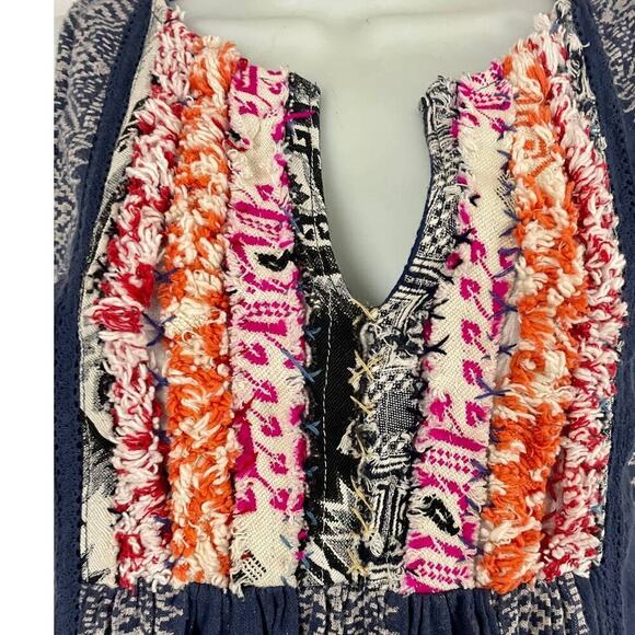 Philosophy Blue Cotton Sleeveless Dress PS Petites Women's Lined - Picture 5 of 11